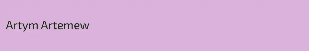 Artym Artemew